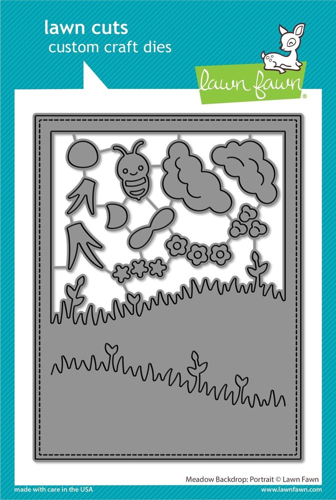 Lawn Fawn Meadow Backdrop: Portrait Dies (LF2268) Lawn Fawn Meadow Backdrop: Portrait Dies (LF2268)