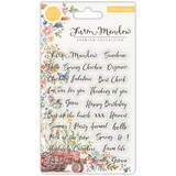 Craft Consortium Farm Meadow Sentiments Clear Stamps (CCSTMP028)