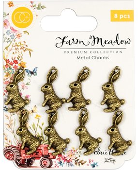 Craft Consortium Farm Meadow Rabbits Charms (CCMCHRM010) Craft Consortium Farm Meadow Rabbits Charms (CCMCHRM010)