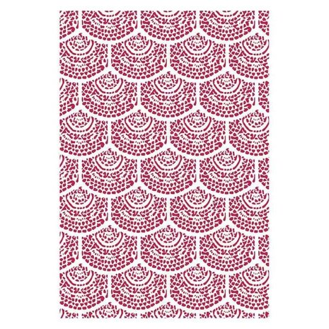 Stamperia Masking Stencil A4 Wallpaper (KSG438) Stamperia Masking Stencil A4 Wallpaper (KSG438)