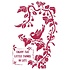 Masking Stencil A4 Little Bird on Branch (KSG443) Masking Stencil A4 Little Bird on Branch (KSG443)