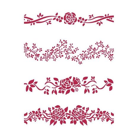 Stamperia Masking Stencil A4 Frames (KSG444) Stamperia Masking Stencil A4 Frames (KSG444)