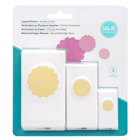 We R Memory Keepers Layered Punch Scallop Circles (662044) We R Memory Keepers Layered Punch Scallop Circles (662044)