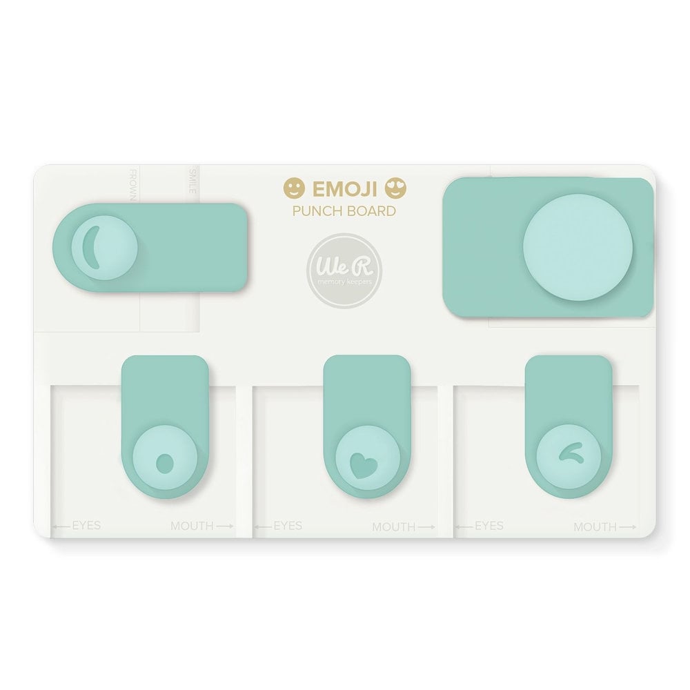 We R Memory Keepers Emoji Punch Board (661810)