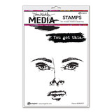 Ranger Dina Wakley Media Cling Stamp Fierce (MDR69577)