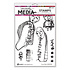 Dina Wakley Media Cling Stamp Funny Peeps (MDR69584)