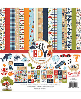 Echo Park All Boy 12x12 Inch Collection Kit (ALB207016) Echo Park All Boy 12x12 Inch Collection Kit (ALB207016)