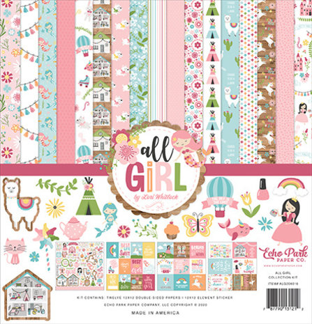 Echo Park All Girl 12x12 Inch Collection Kit (ALG206016)