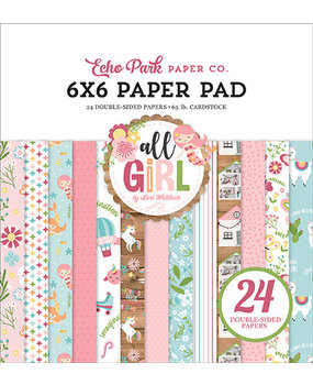 Echo Park All Girl 6x6 Inch Paper Pad (ALG206023) Echo Park All Girl 6x6 Inch Paper Pad (ALG206023)
