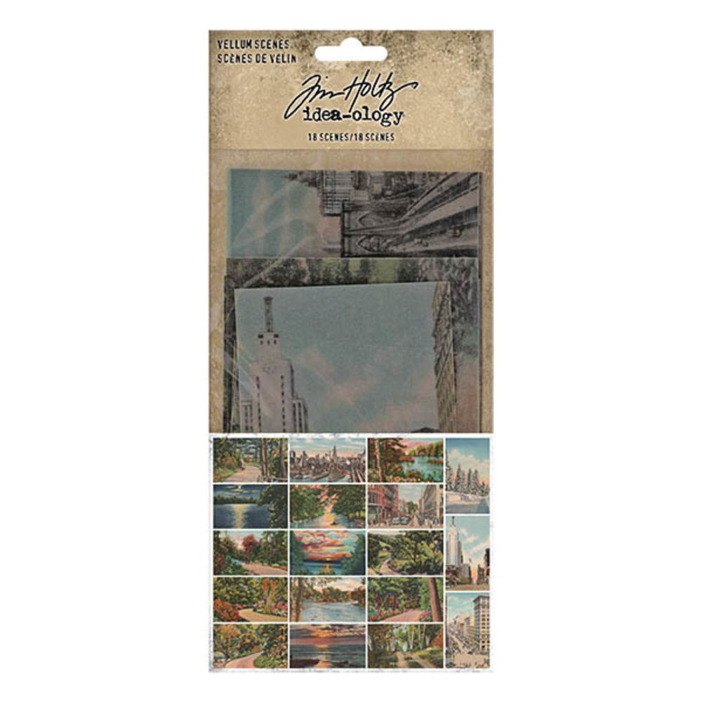 Idea-ology Tim Holtz Vellum Scenes (TH94028) Idea-ology Tim Holtz Vellum Scenes (TH94028)