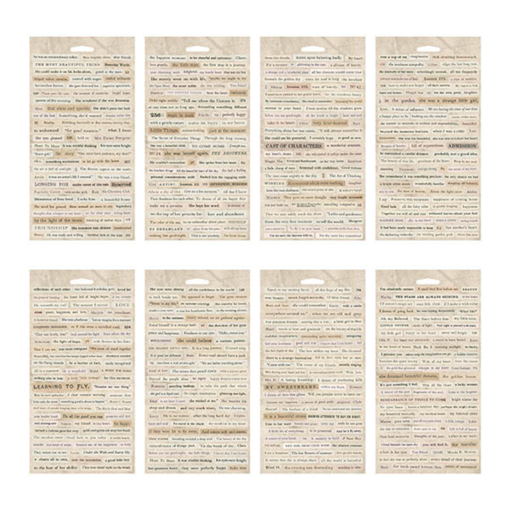 Idea-ology Tim Holtz Clipping Stickers Book (TH94030)