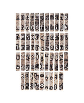 Idea-ology Tim Holtz Type Chips (TH94031)