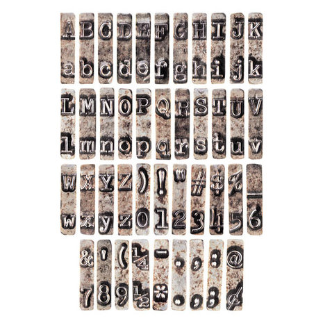 Idea-ology Tim Holtz Type Chips (TH94031)