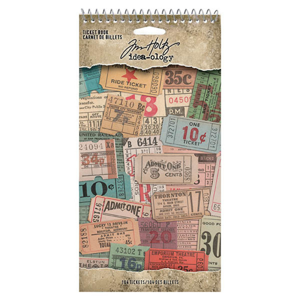 Idea-ology Tim Holtz Ticket Book (TH94036)