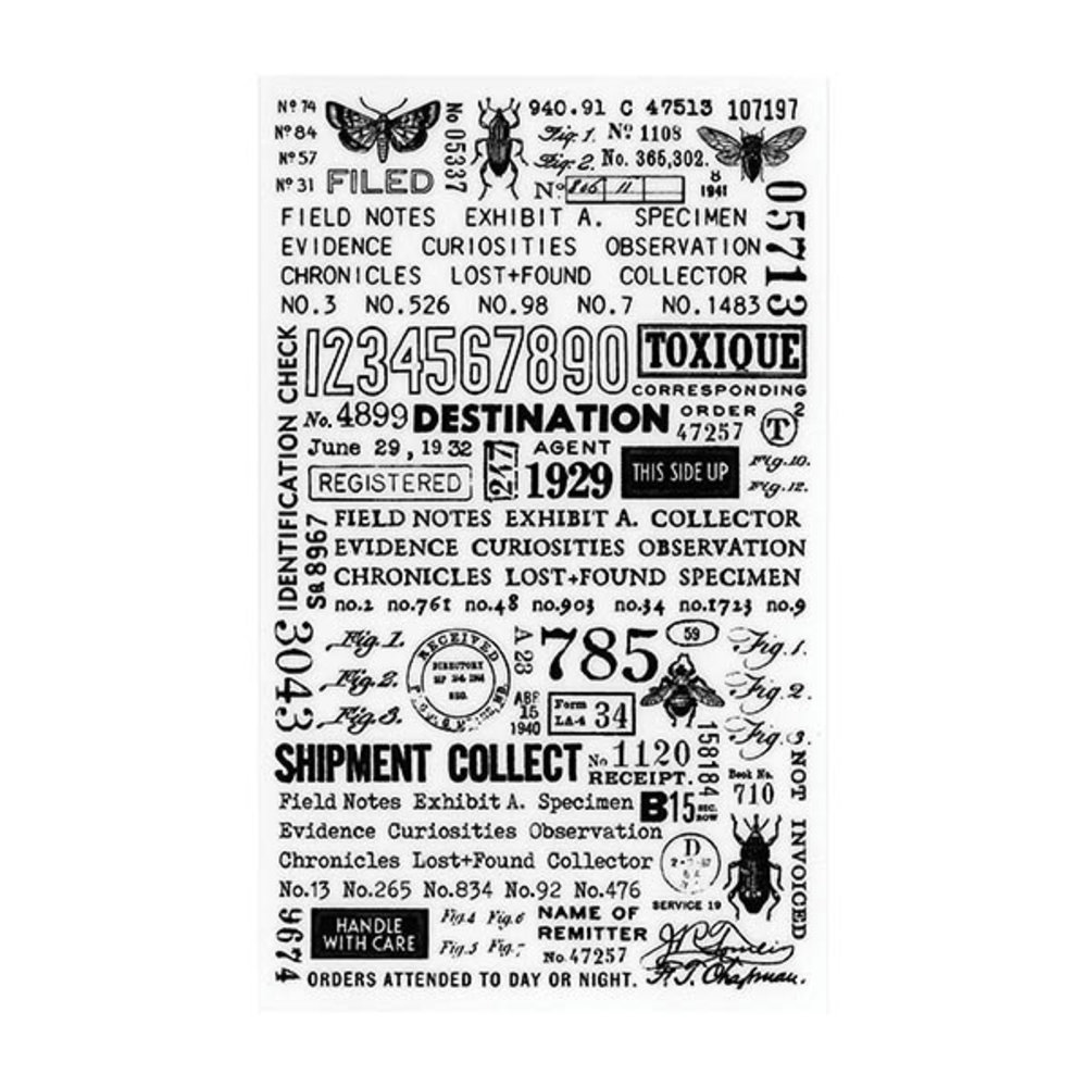 Idea-ology Tim Holtz Specimen Remnant Rubs (TH94047)