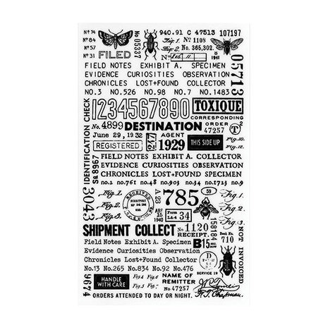 Idea-ology Tim Holtz Specimen Remnant Rubs (TH94047)
