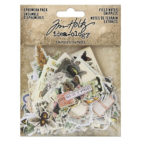 Idea-ology Tim Holtz Field Notes Ephemera Snippets (TH94049) Idea-ology Tim Holtz Field Notes Ephemera Snippets (TH94049)