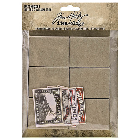 Idea-ology Tim Holtz Matchboxes (TH94050) Idea-ology Tim Holtz Matchboxes (TH94050)