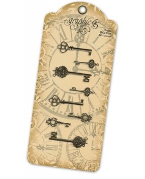Graphic 45 Ornate Metal Keys (4500545)