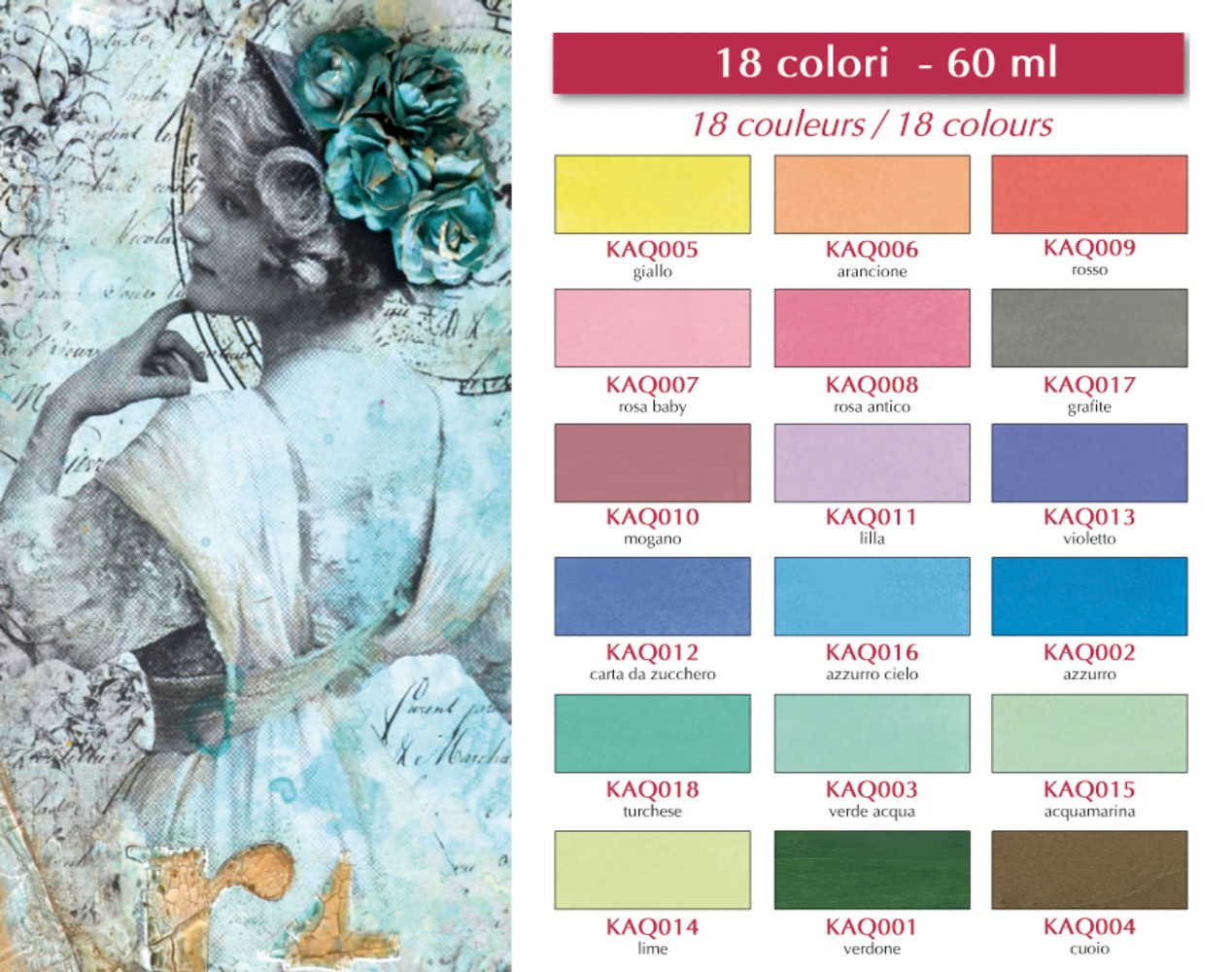 Stamperia Aquacolor Spray 60ml Light Blue (KAQ002)