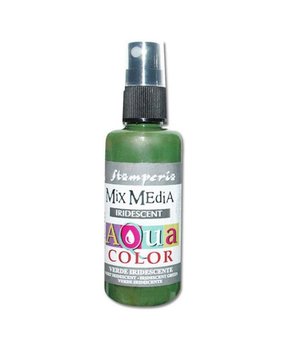 Stamperia Aquacolor Spray 60ml Iridescent Green (KAQ034) Stamperia Aquacolor Spray 60ml Iridescent Green (KAQ034)