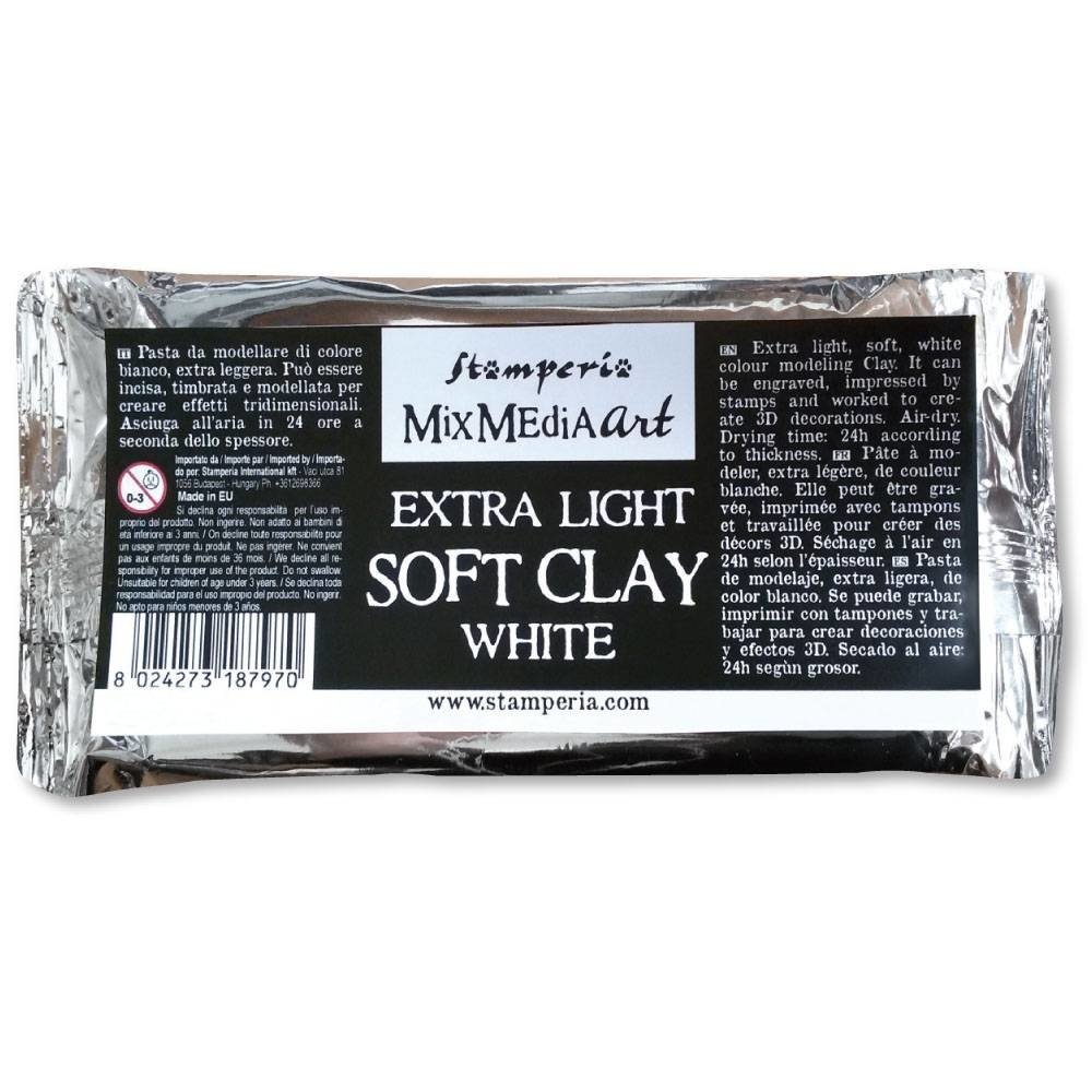 Stamperia Soft Clay 160gr White (K3P44) Stamperia Soft Clay 160gr White (K3P44)