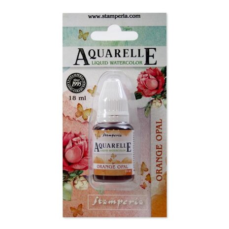 Stamperia Aquarelle Watercolor Orange Opal (18ml) (KAWCL02)