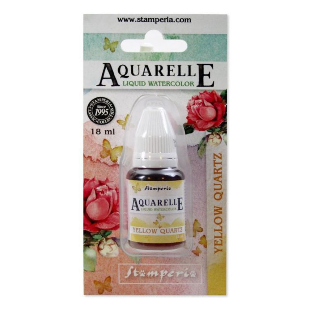Stamperia Aquarelle Watercolor Yellow Quartz (18ml) (KAWCL04) Stamperia Aquarelle Watercolor Yellow Quartz (18ml) (KAWCL04)