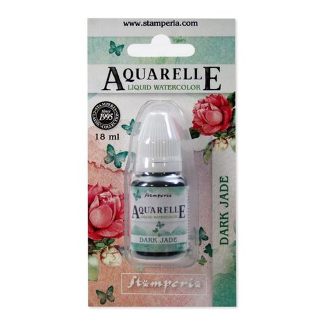 Stamperia Aquarelle Watercolor Dark Jade (18ml) (KAWCL06) Stamperia Aquarelle Watercolor Dark Jade (18ml) (KAWCL06)
