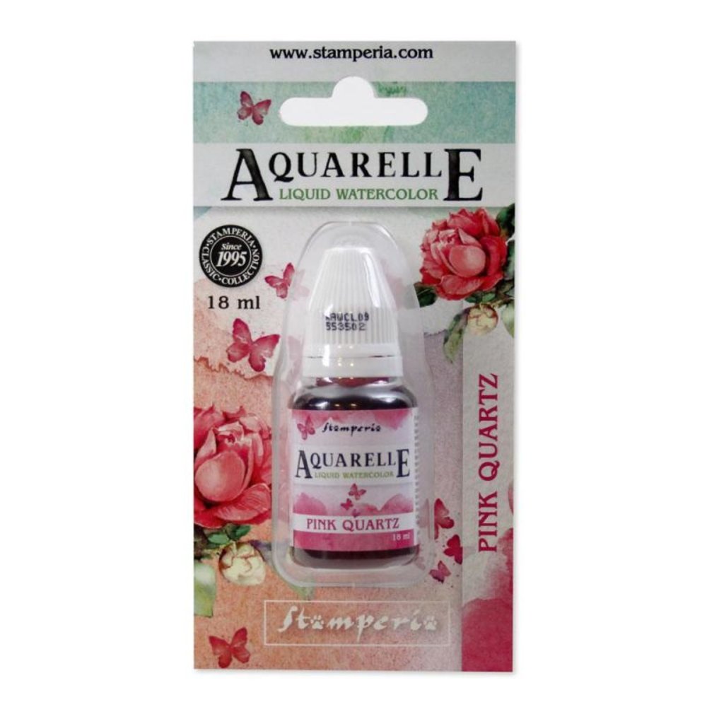 Stamperia Aquarelle Watercolor Pink Quartz (18ml) (KAWCL09) Stamperia Aquarelle Watercolor Pink Quartz (18ml) (KAWCL09)