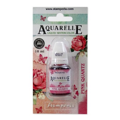 Stamperia Aquarelle Watercolor Pink Quartz (18ml) (KAWCL09) Stamperia Aquarelle Watercolor Pink Quartz (18ml) (KAWCL09)