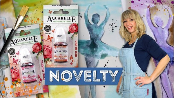 Stamperia Aquarelle Watercolor Purple Amethyst (18ml) (KAWCL10) Stamperia Aquarelle Watercolor Purple Amethyst (18ml) (KAWCL10)