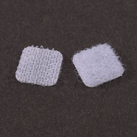 Vaessen Creative Zelfklevend Klittenband Vierkant 10x10 mm (1009-013)