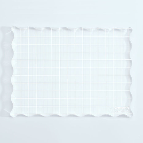 Vaessen Creative Acrylblok Raster 12x16 cm (1009-021) Vaessen Creative Acrylblok Raster 12x16 cm (1009-021)