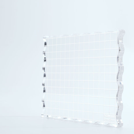 Vaessen Creative Acrylblok Raster 12x16 cm (1009-021) Vaessen Creative Acrylblok Raster 12x16 cm (1009-021)