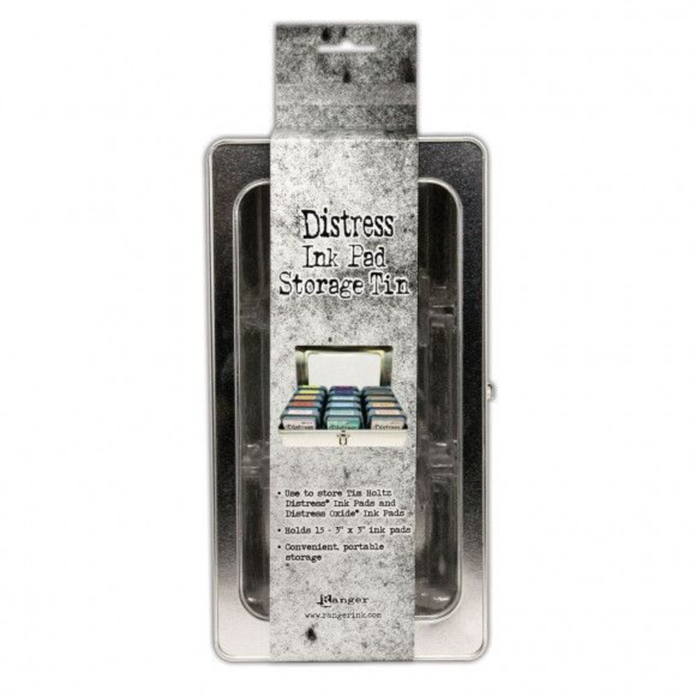 Ranger Tim Holtz Distress Ink Pad Storage Tin (TDA68075) Ranger Tim Holtz Distress Ink Pad Storage Tin (TDA68075)