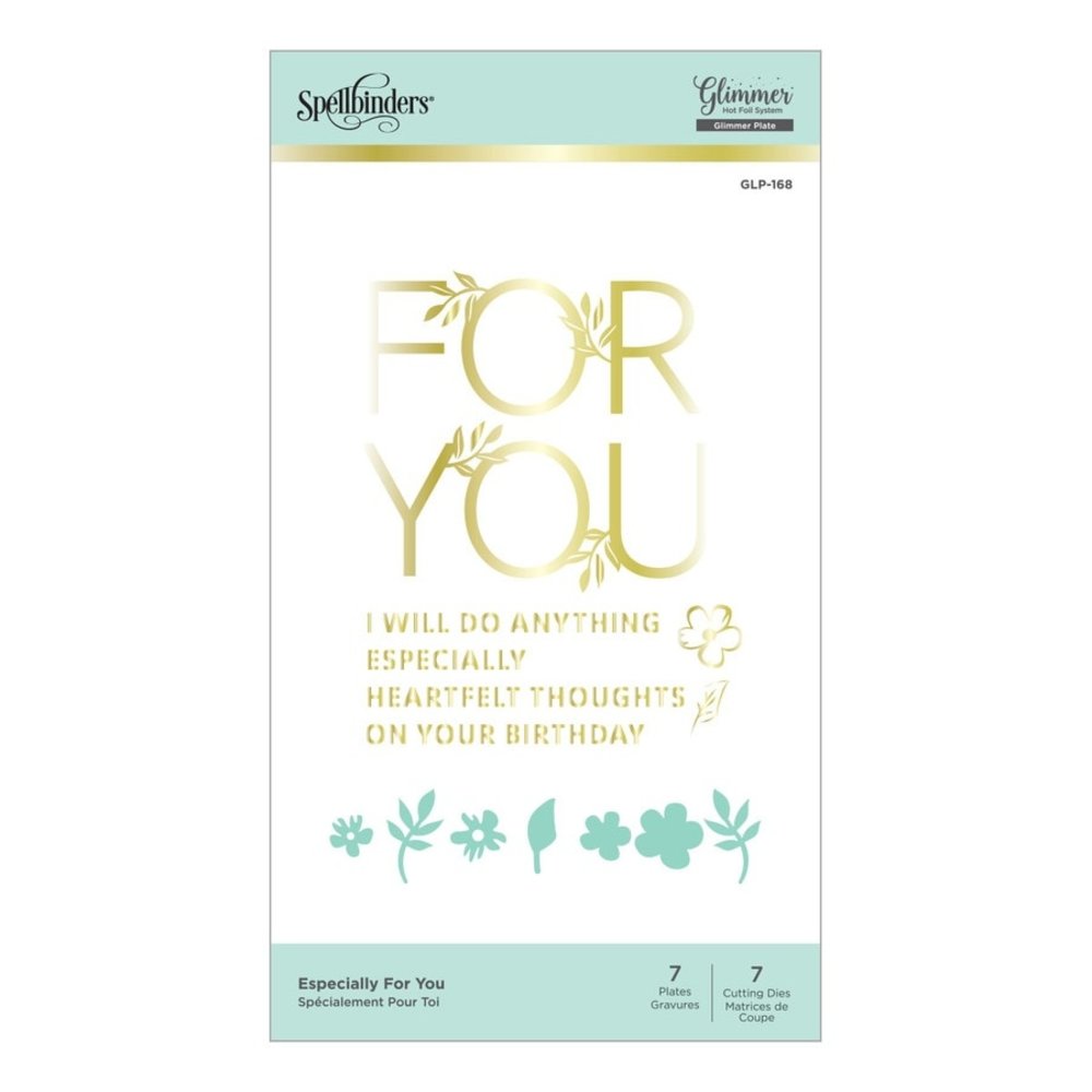 Spellbinders Especially For You Hot Foil Plate (GLP-168) Spellbinders Especially For You Hot Foil Plate (GLP-168)