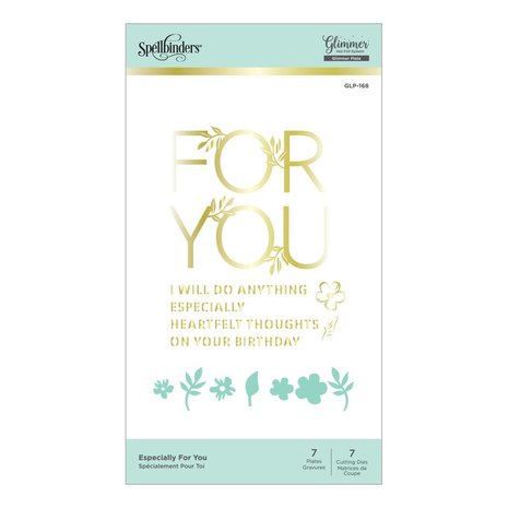 Spellbinders Especially For You Hot Foil Plate (GLP-168) Spellbinders Especially For You Hot Foil Plate (GLP-168)