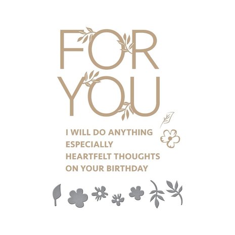 Spellbinders Especially For You Hot Foil Plate (GLP-168) Spellbinders Especially For You Hot Foil Plate (GLP-168)