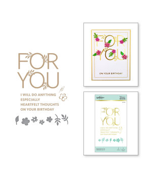 Spellbinders Especially For You Hot Foil Plate (GLP-168) Spellbinders Especially For You Hot Foil Plate (GLP-168)