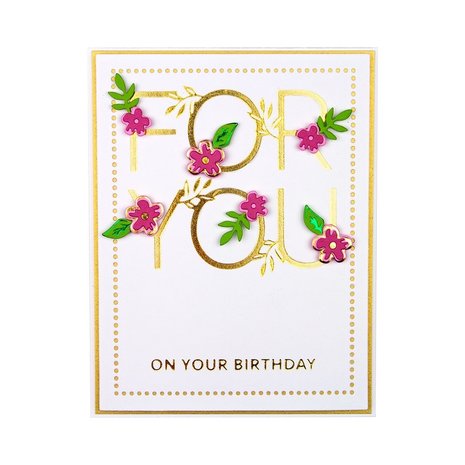 Spellbinders Especially For You Hot Foil Plate (GLP-168) Spellbinders Especially For You Hot Foil Plate (GLP-168)