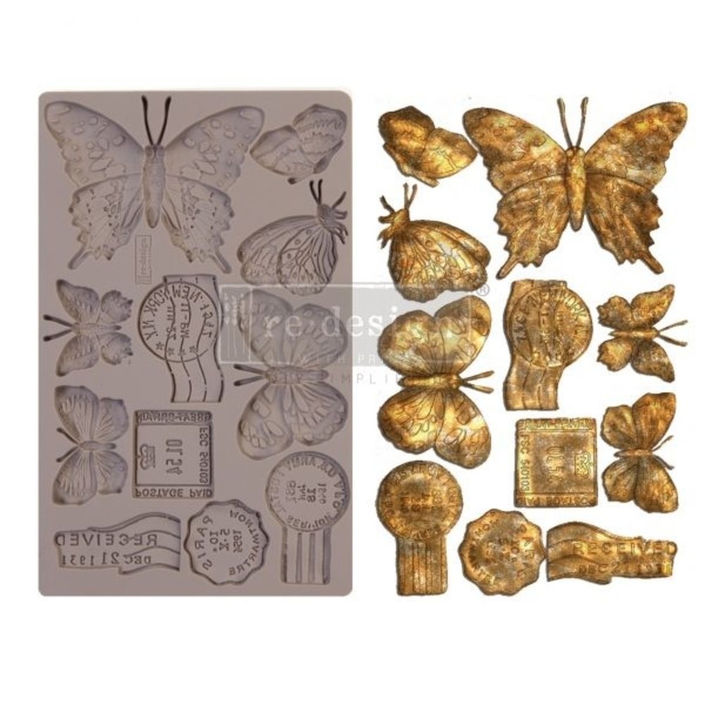 Re-Design Butterfly In Flight 5x8 Inch Decor Mould (643140) Re-Design Butterfly In Flight 5x8 Inch Decor Mould (643140)
