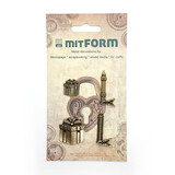 Mitform Christmas 4 Metal Embellishments (MITS006)