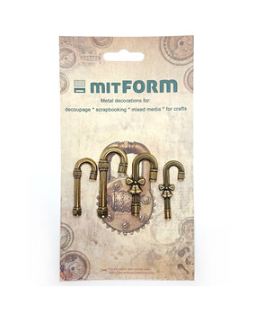 Mitform Christmas 3 Metal Embellishments (MITS005) Mitform Christmas 3 Metal Embellishments (MITS005)
