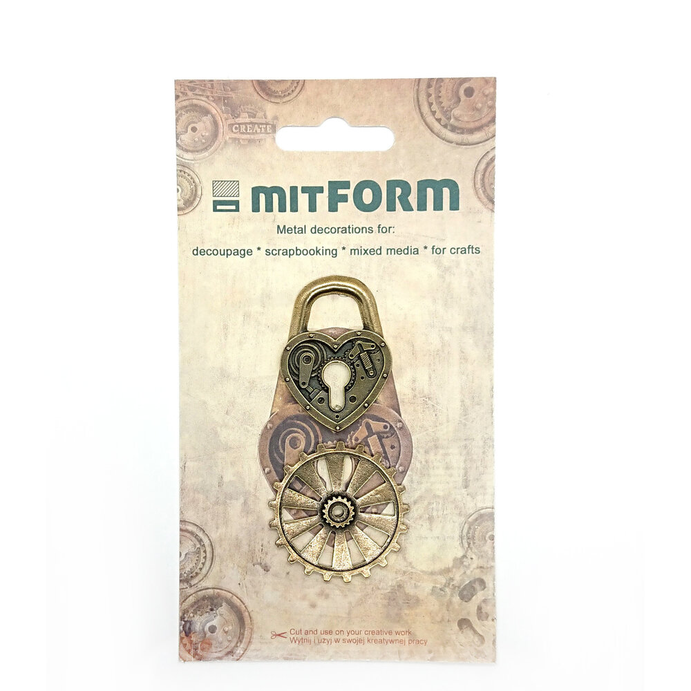 Mitform Assembly Padlocks Metal Embellishments (MITS002) Mitform Assembly Padlocks Metal Embellishments (MITS002)