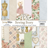 ScrapBoys Sewing Love 12x12 Inch Paper Set (SELO-08)