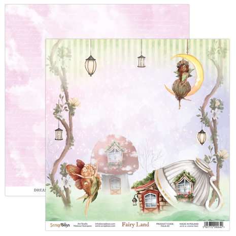ScrapBoys Fairy Land 12x12 Inch Paper Set (FALA-08)