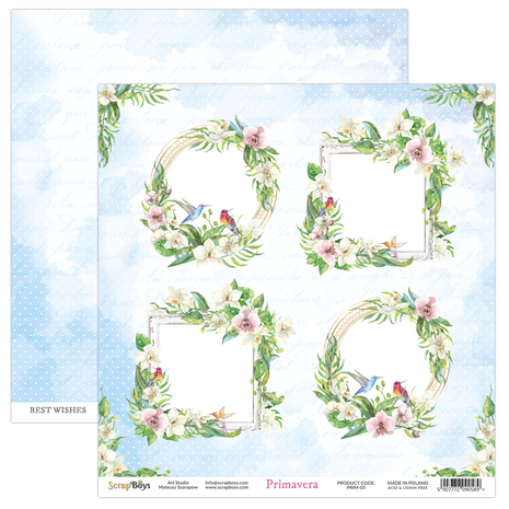 ScrapBoys Primeravera 12x12 Inch Paper Set (PRIM-08) ScrapBoys Primeravera 12x12 Inch Paper Set (PRIM-08)