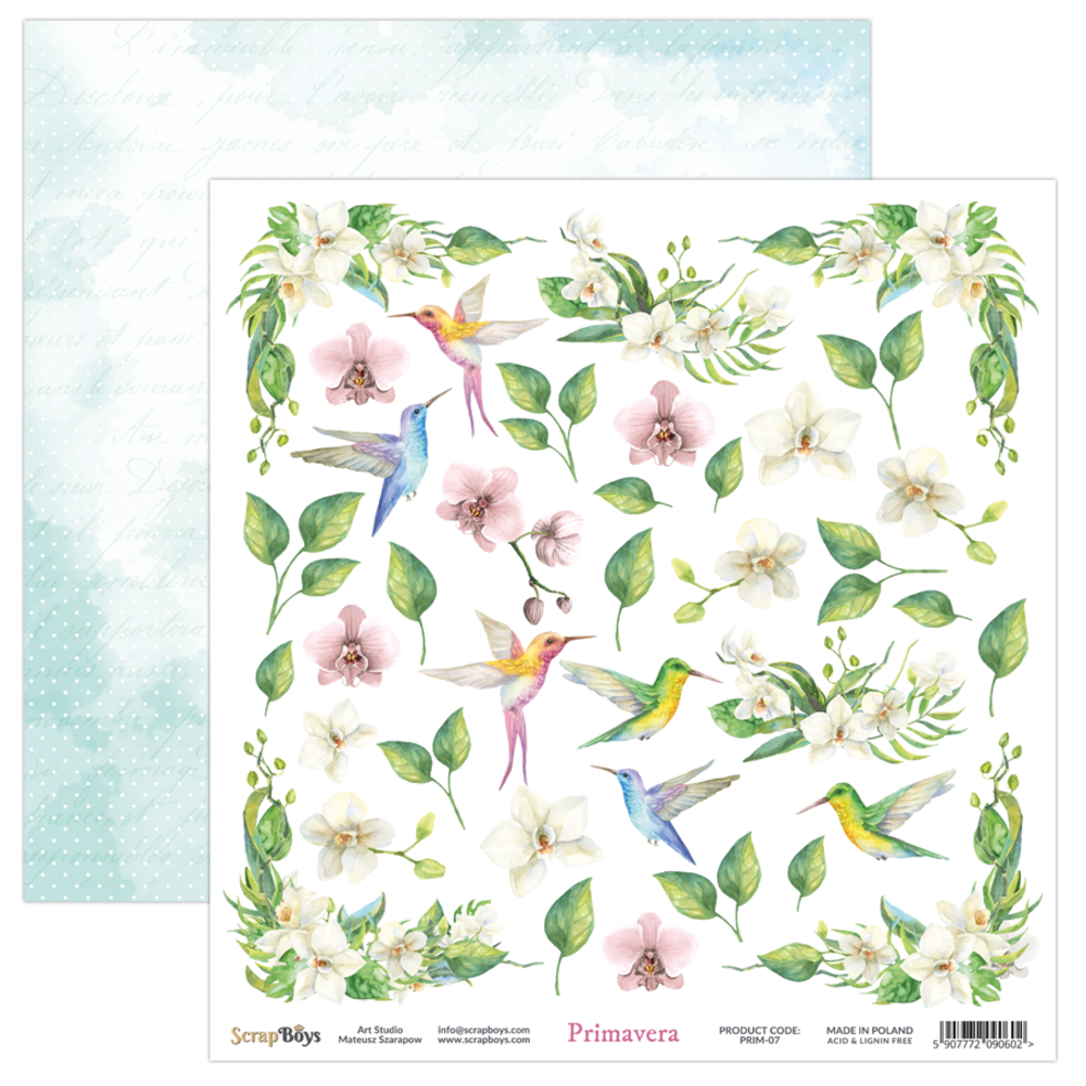 ScrapBoys Primeravera 12x12 Inch Paper Set (PRIM-08) ScrapBoys Primeravera 12x12 Inch Paper Set (PRIM-08)