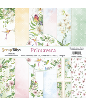 ScrapBoys Primeravera 12x12 Inch Paper Set (PRIM-08)